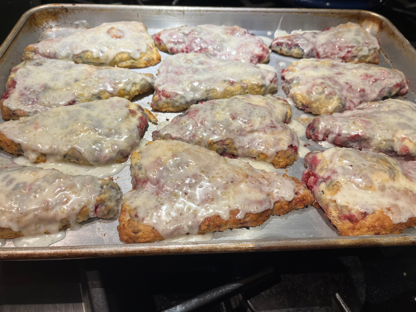 Lemon Raspberry Scone